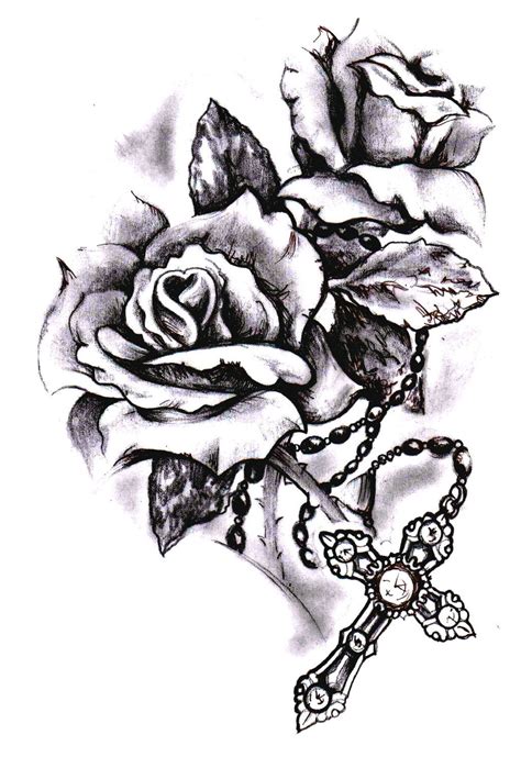 This is the cross that st. Cross With Rose Tattoos | Cool Tattoos - Bonbaden