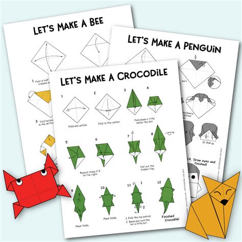 Free Origami Animals With Instructions And Diagrams Kara Creates