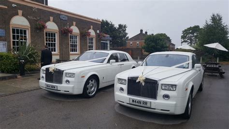 Matching White Bentley Continentals Wedding Cars Manns Limousines