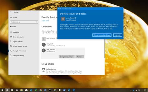 How To Delete User Account On Windows 10 Pureinfotech