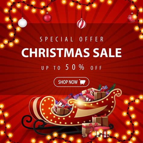 Special Offer Christmas Sale Up To 50 Off Beautiful Red Discount