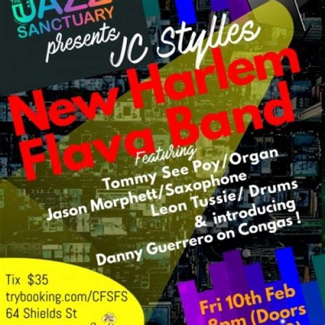 Jc Stylles New Harlem Flava Band Entertainment Cairns