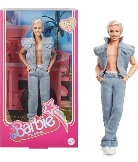 Barbie The Movie Ryan Gosling As Collectible Ken Doll Wearing All Denim Eur Picclick Fr