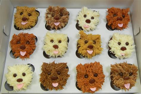 Give your cupcakes some personality. Puppy dog cupcakes - ronna's cake blog