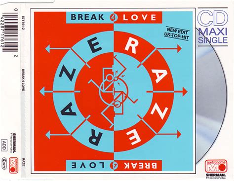 Raze Break 4 Love 1989 Cd Discogs
