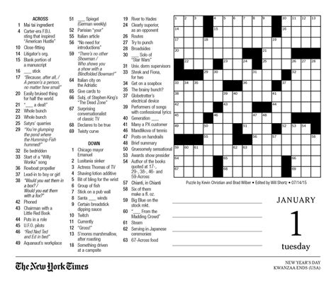 Music & tv printable crossword puzzles. Ny Times Sudoku Printable | Sudoku Printable