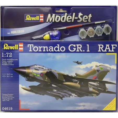 Maquette MODEL SET TORNADO GR 1 RAF 1 72 REVELL