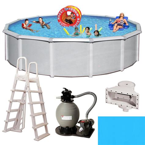 Home And Garden Summer Waves Salt Water Pool System For Above Ground