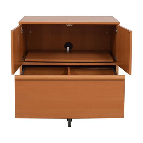 Rolling cabinets are usually without a door and have wheels at its bottom which helps it to slide. 90% OFF - IKEA IKEA File Cabinet with Storage / Storage