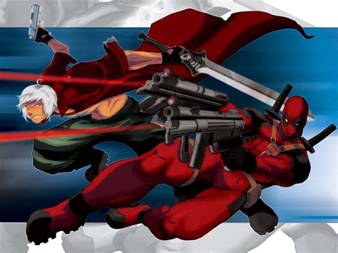 Dante And Deadpool Marvel Vs Capcom 3 Fan Art By Tovio911 Game Art Hq