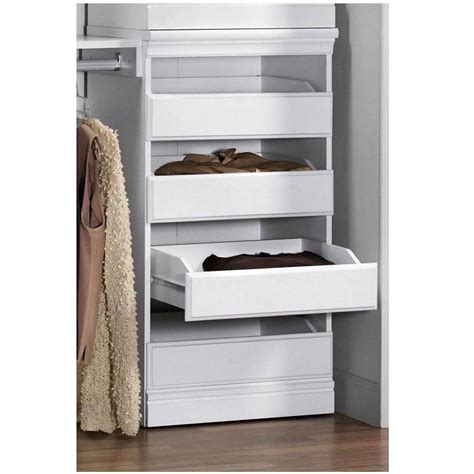 Drawers cost more than shelves and closet rods. Home Decorators Collection Manhattan 40 in. H Modular ...