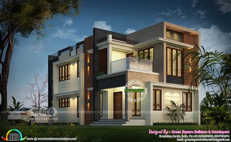 1934 Sq Ft 4 Bhk Modern Home Architecture Kerala Home Design And