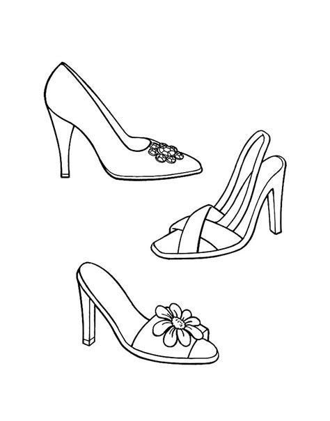 Slippers Coloring Pages 🖌 To Print And Color