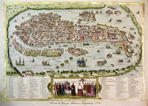 Views Of Venice Art Prints Of Florence Antique Maps Ancient Print