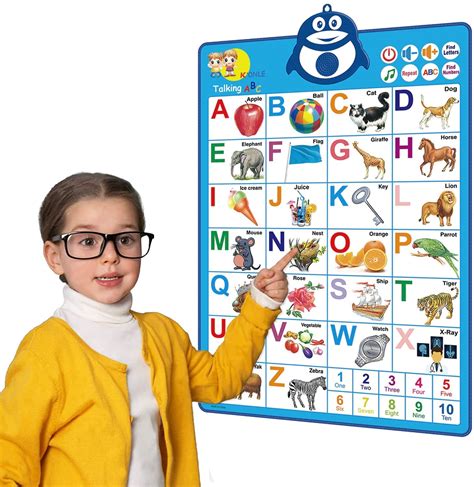 Buy Richgv Electronic Interactive Alphabet Chart For Toddler Talking