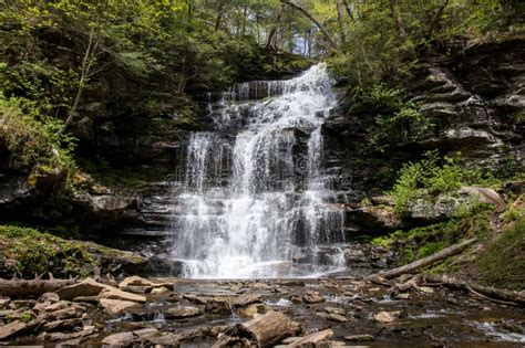 Nature S Staircase A Grand Pennsylvania Waterfall Cascading Across