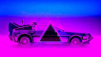 80s Neon Delorean Wallpapers 4k Dmc Retrowave