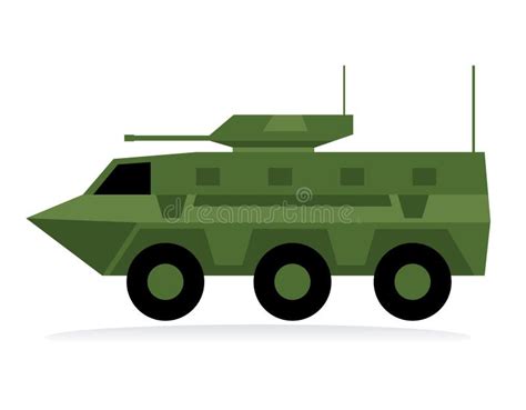 Apc Vehicle Armoured Personnel Carrier Stock Illustration