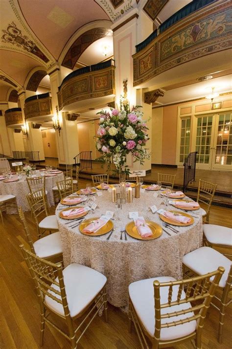 Rosy & shaun wedding photography, videography: Blush and gold wedding. Detroit Masonic temple. | Temple ...