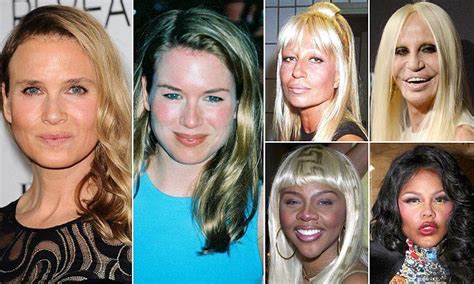 Femail Takes A Look Back At 20 Drastic Celebrity Face Transformations