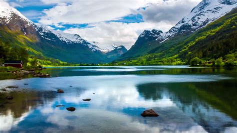 Stock Video Of Beautiful Nature Norway 10763990