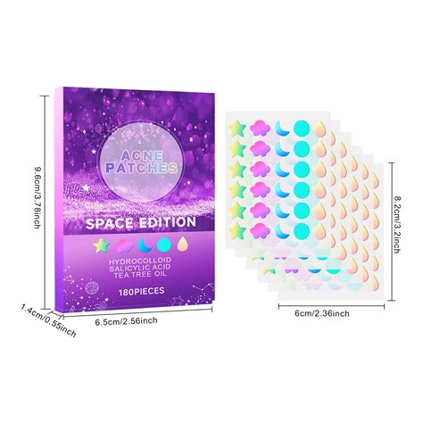 180 Cute Space Edition Salicylic Oil For Face Hydrocolloid Star Pimple