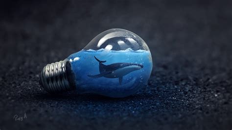 How I Make Light Bulb Underwater Effect In Photoshop Cc Photoshop Trend