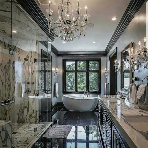 Grey Marble Luxury Bathroom Design Home Decoration