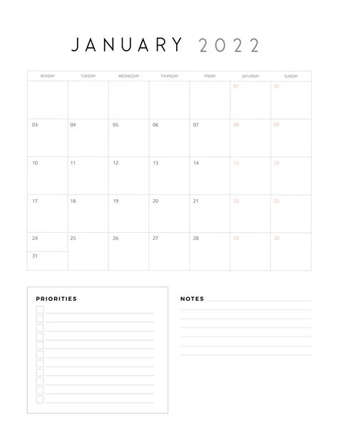 January 2022 Calendar Free Printable Calendar January 2022 Calendar
