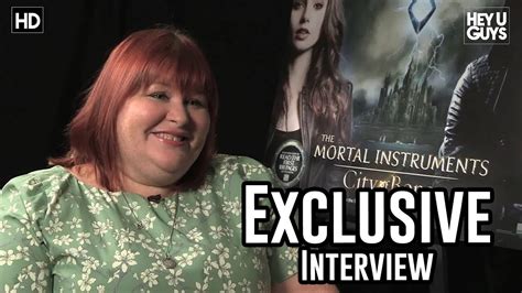 Author Cassandra Clare Interview The Mortal Instruments Youtube