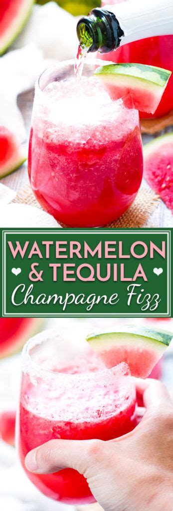 Watermelon Tequila Fizz Tequila Champagne Watermelon