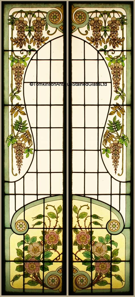 Art Nouveau Stained Glass Tomkinson Stained Glass