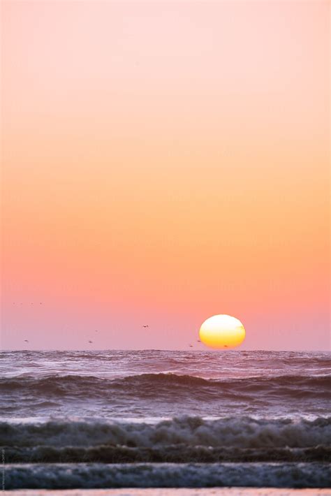 Ocean Sunset By Stocksy Contributor Peter Wey Stocksy