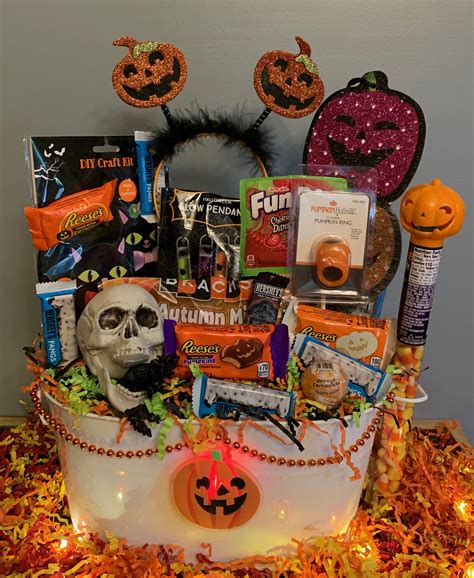 Halloween T Basket Halloween Boo Basket Trick Or Treat Basket Spooky