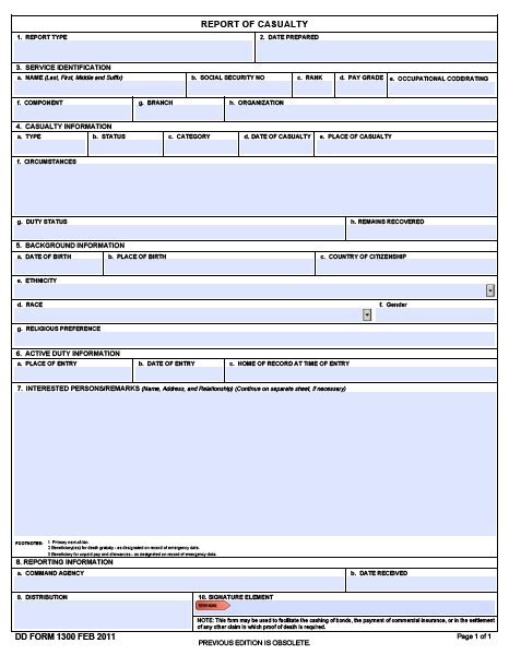 Dd Form 1299