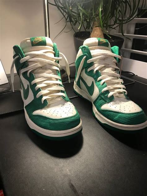 Nike Nike Dunk High White Green Celtic Colorway Grailed