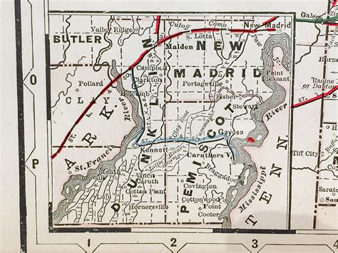 Missouri State Railroad Map 1928 Scrimshaw Gallery