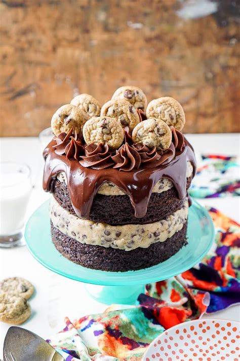 Chocolate Chip Cookie Dough Cake Sugar And Soul
