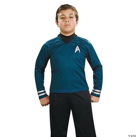 Boys Deluxe Blue Star Trek Uniform Costume Large