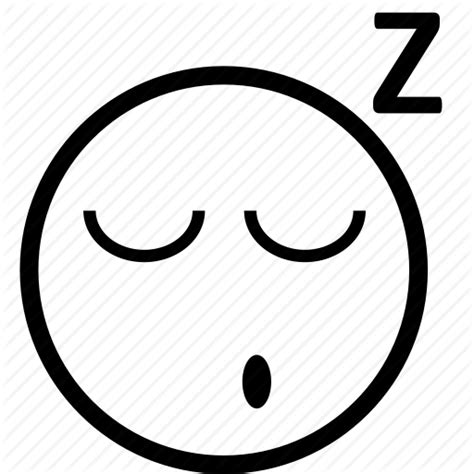 Emoticon Smiley Sleep Clip Art Sleeping Emoticon Png Download 512