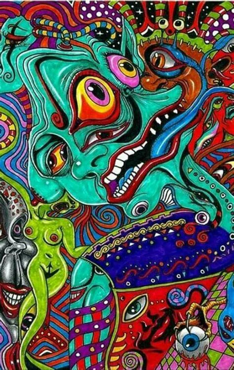 Psychedelic Trippy Wallpaper Hippie Wallpaper Art Wallpaper Trippy