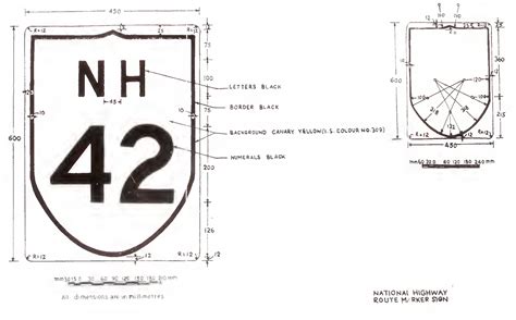 Route Marker Signs For National Highways
