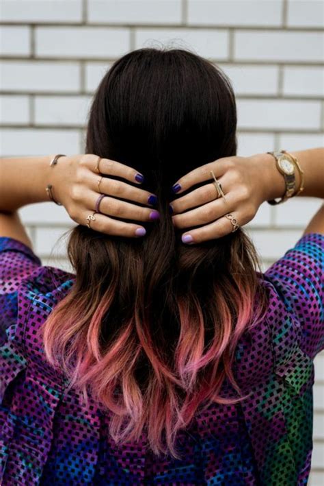 Les Cheveux Tie And Dye En 90 Looks La Coloration Qui Joue Sur Les