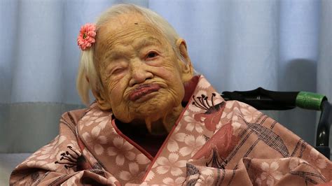 Worlds Oldest Person Celebrates 117th Birthday In Japan Misao Okawa