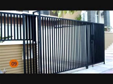 contoh gambar pagar rumah minimalis sederhana youtube
