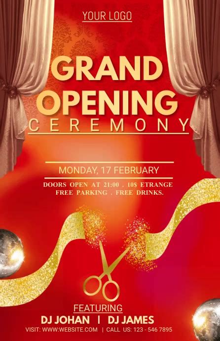 Copy Of Grand Opening Postermywall