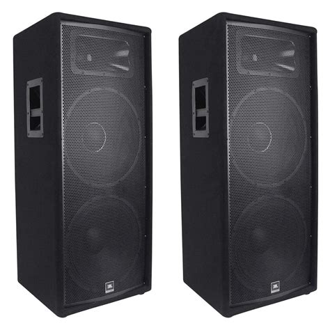 JBL (2) JRX225 Dual 15" Professional 4000w Passive DJ/PA Speakers 4 Ohm
