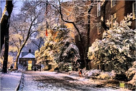 On A Snowy Evening In Central Park No12 Photo And Image Nature Snow