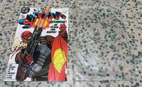 Superman 4 1987 1st Appearance Of Bloodsport Newsstand Dc Comics Ebay