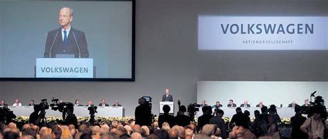 Volkswagen Hauptversammlung Kleinaktion Re Rechnen Mit Konzernf Hrung Ab